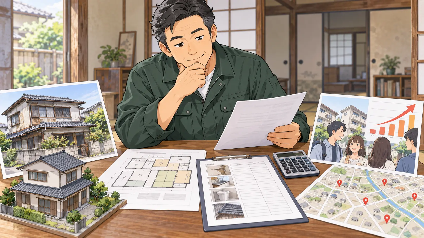 物件資料・修繕費・地域の賃貸需要を比較して購入判断する大家